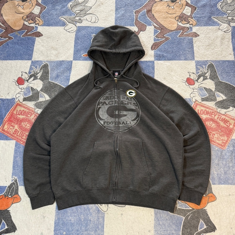 Green Bay packers zip up sweatshirt